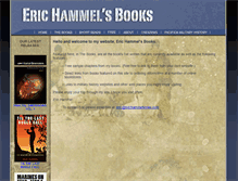 Tablet Screenshot of erichammelbooks.com